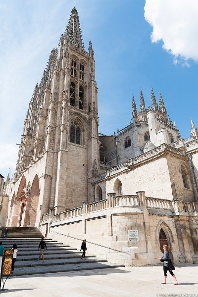 20160604_165012 D4S.jpg - Gothic style Cathedral of St Mary of Burgos.   First built begining in 1221.